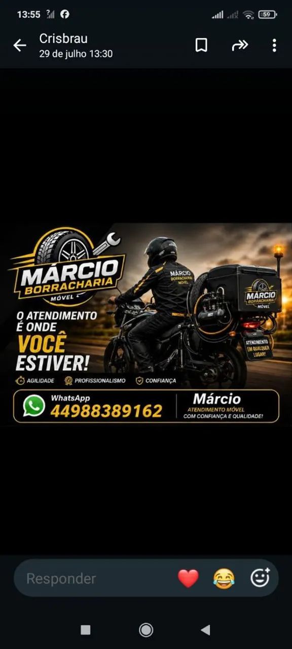 Borracharia móvel Maringá 