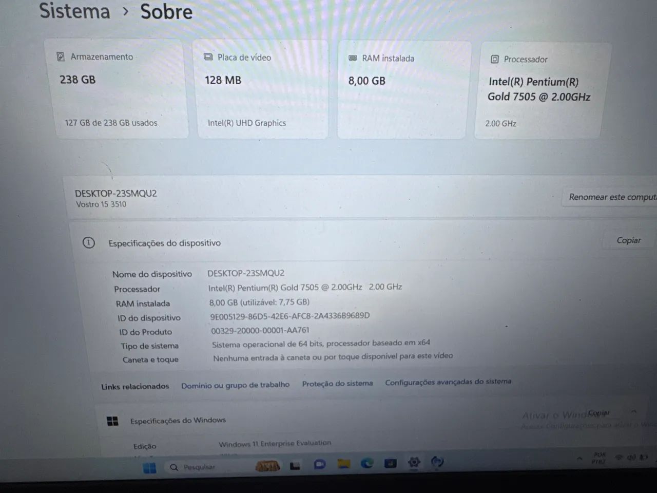 Notebook Dell vostro 15 3510 - Foto 4