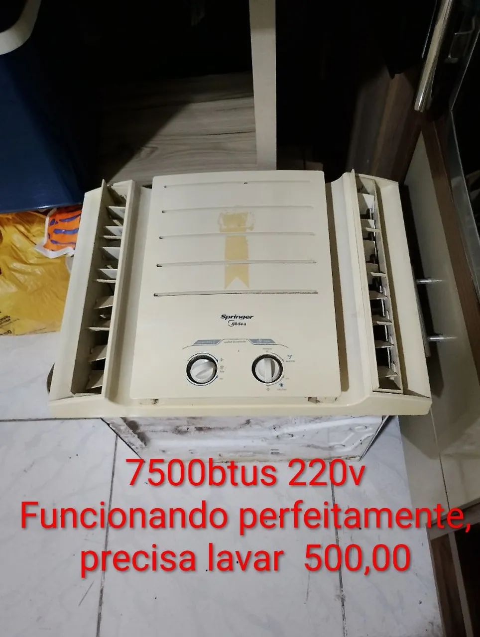 Ar condicionado 7500 btus 220v
