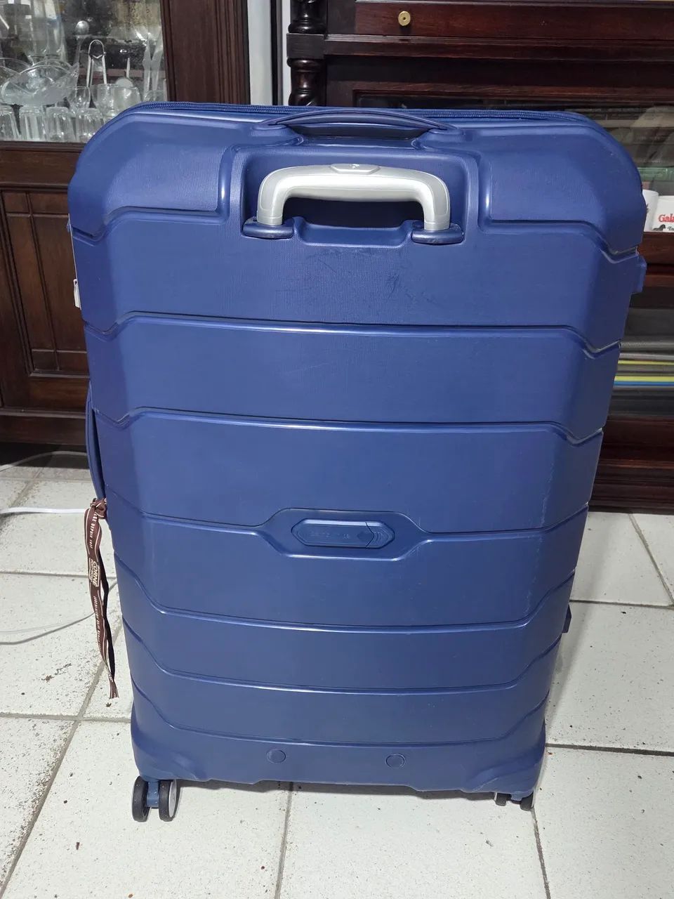 Mala Samsonite Azul Grande - Foto 4
