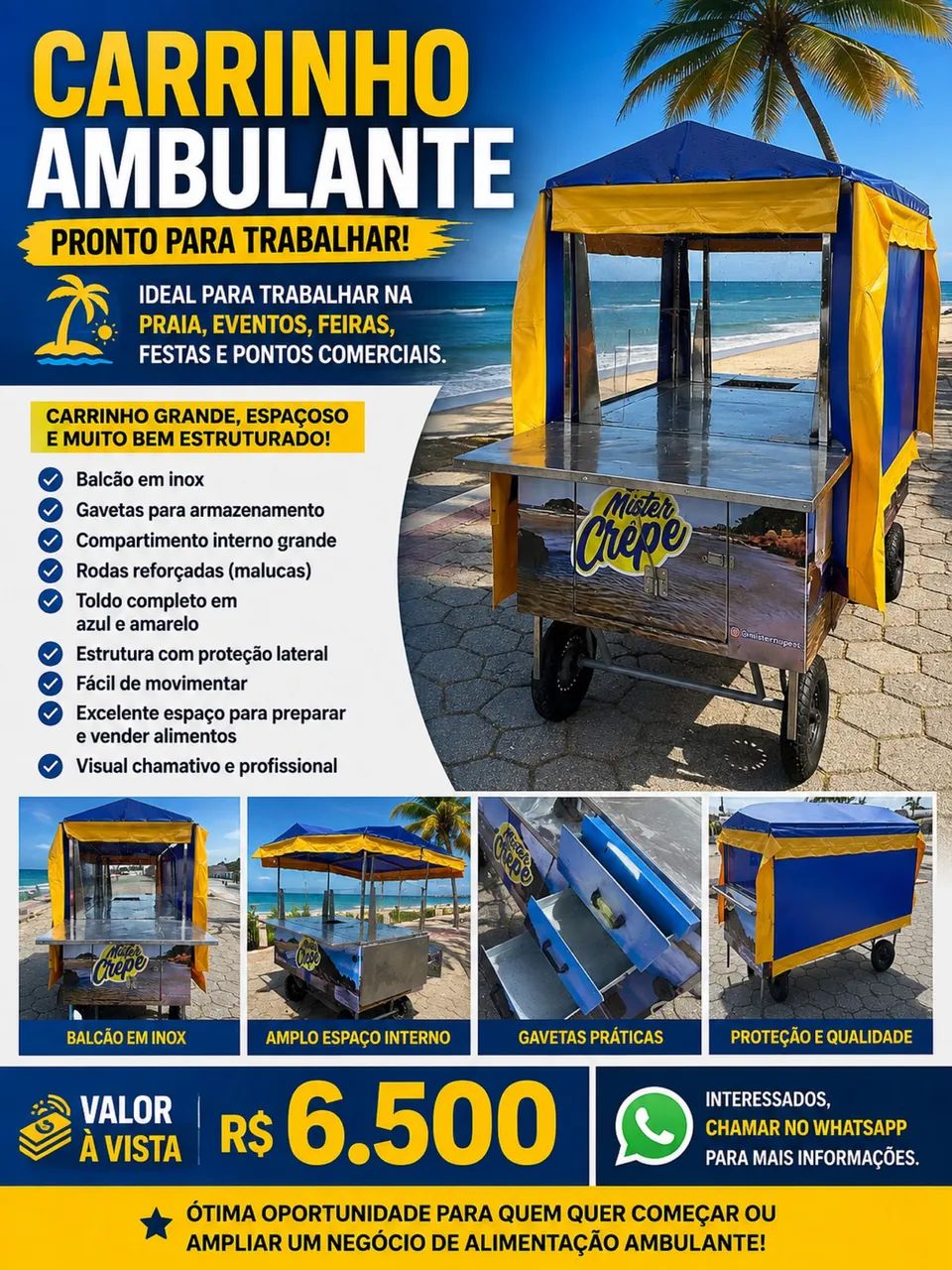 Carrinho ambulante 