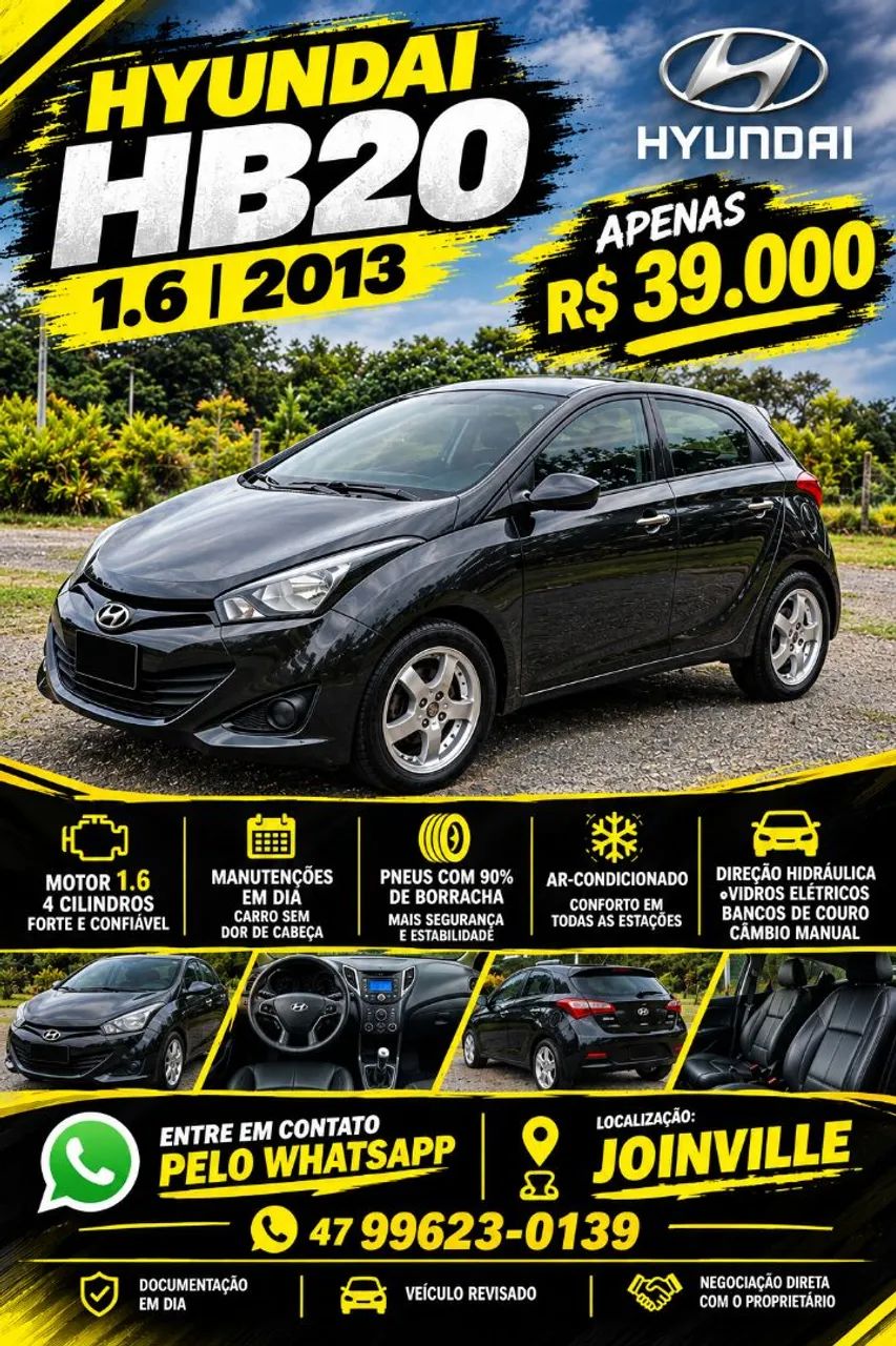 Hyundai Hb20 C./C.PLUS/C.STYLE 1.6 FLEX 16V MEC. 2013