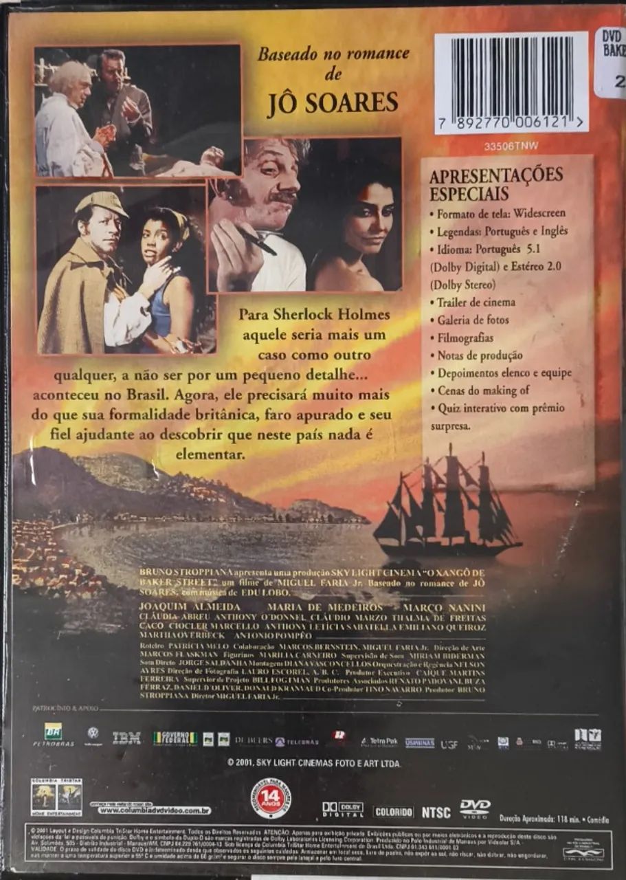 DVD O Xango de Baker Street (Jo Soares) - Foto 3