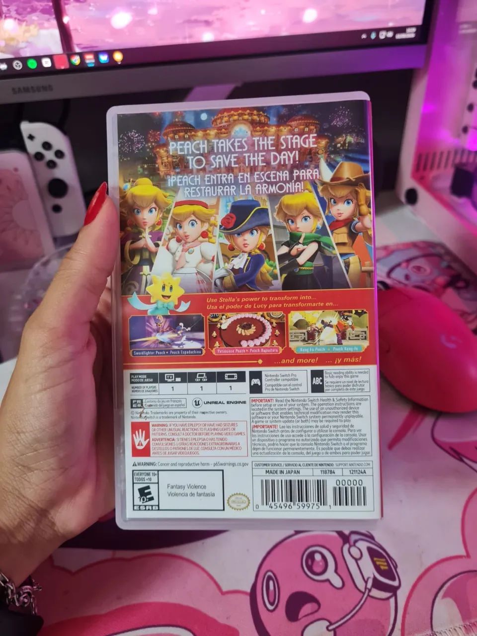Princess Peach Nintendo Switch  - Foto 4