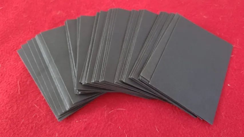 Lote com 60 envelopes pretos pequenos