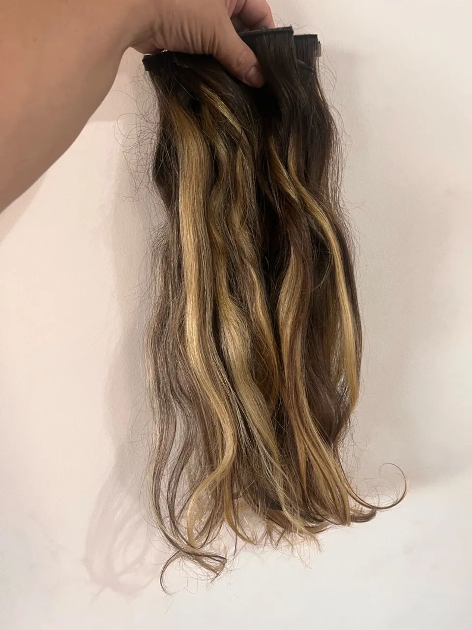 Cabelo 100% humano do sul com mechas  - Foto 5