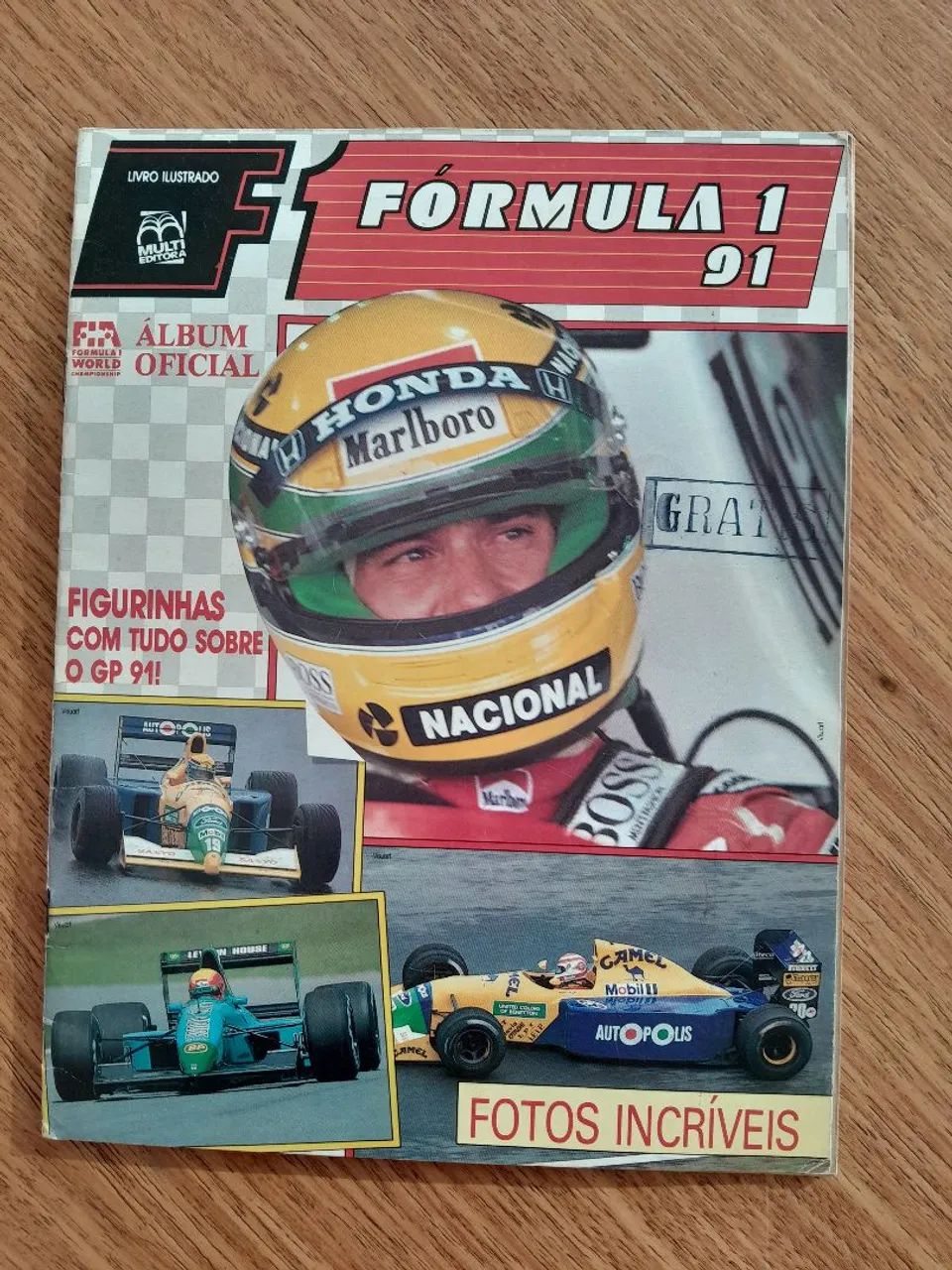Album de figurinhas Fórmula 1 de 1991 - Foto 2