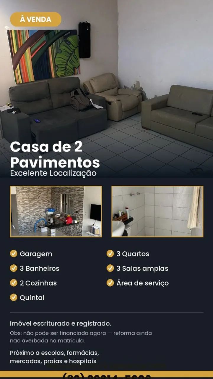 Casa com 2 pavimentos