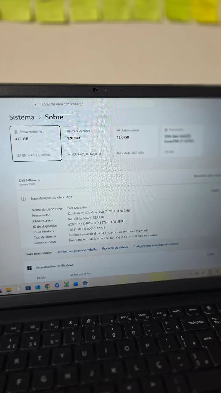 Dell vostro 3520 i7 16gb - Foto 2