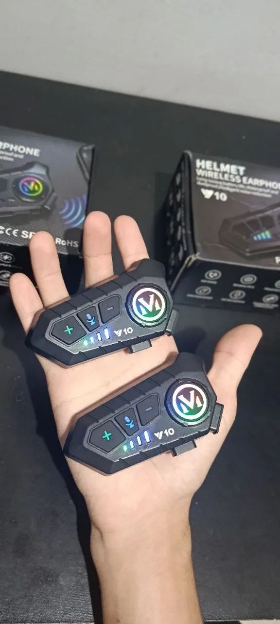Intercomunicador para Capacete