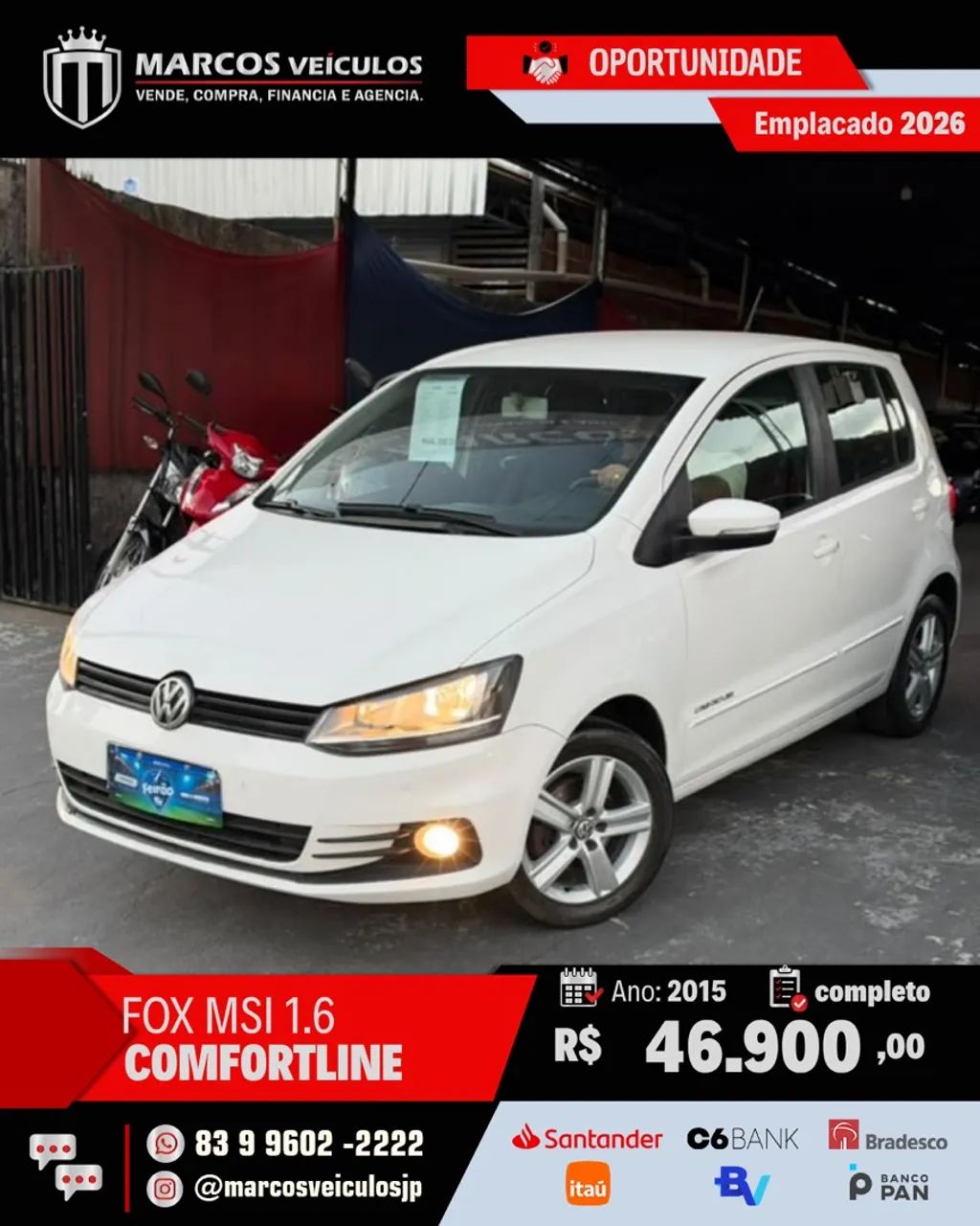 Volkswagen Fox Fox Comfortline 1.6 Flex 8V 5p 2015