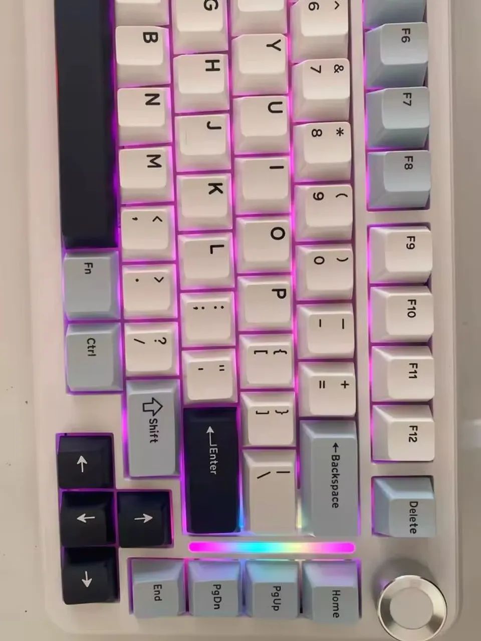 FREEWOLF F75 75%  Teclado Mecânico Tri-Mode Sem Fio - Foto 2