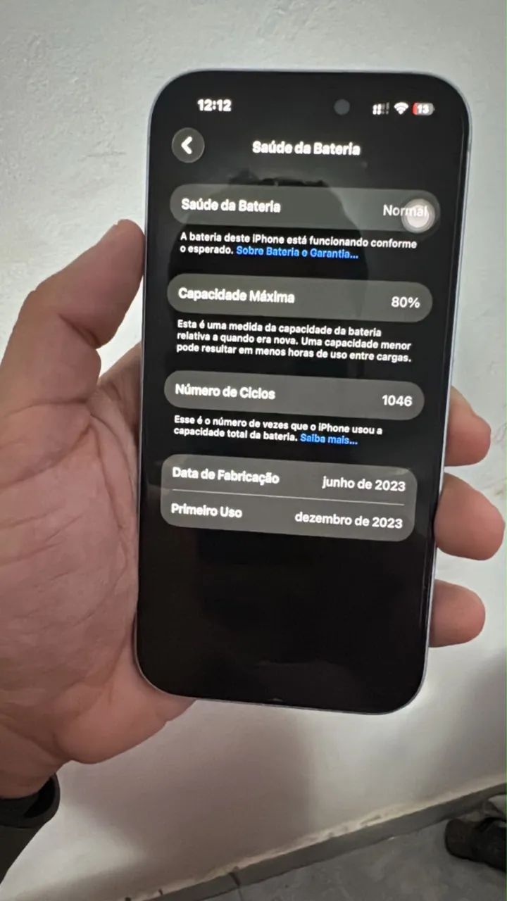 iPhone 15 128gb azul estado de zero