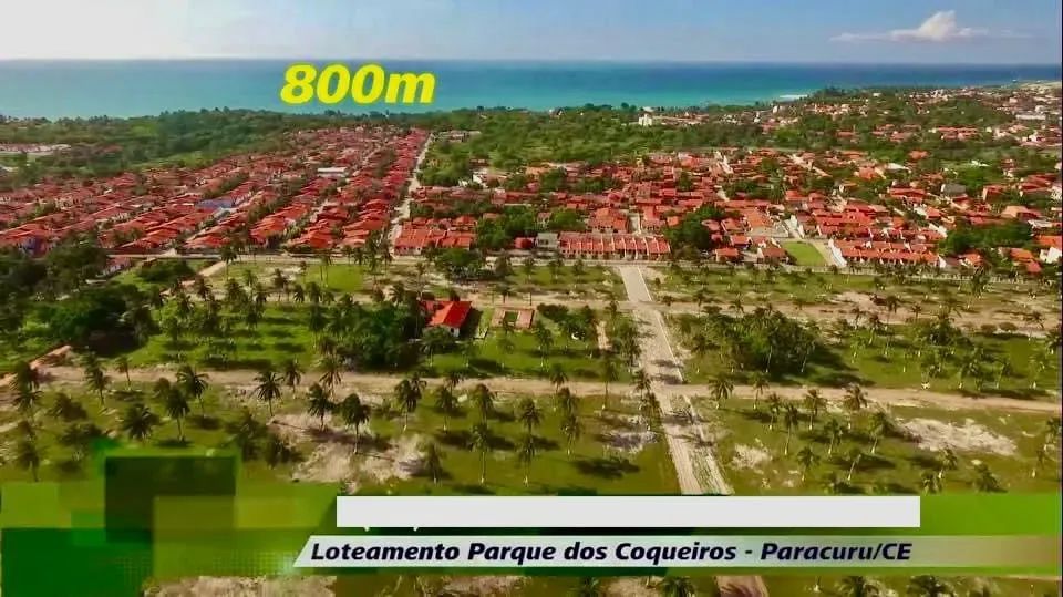 Loteamento próximo à praia Parque dos Coqueiros em Paracuru