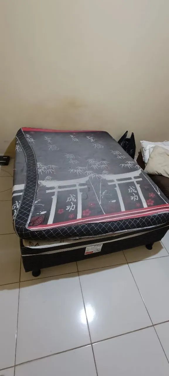 Cama  de casal com colchão  - Foto 4
