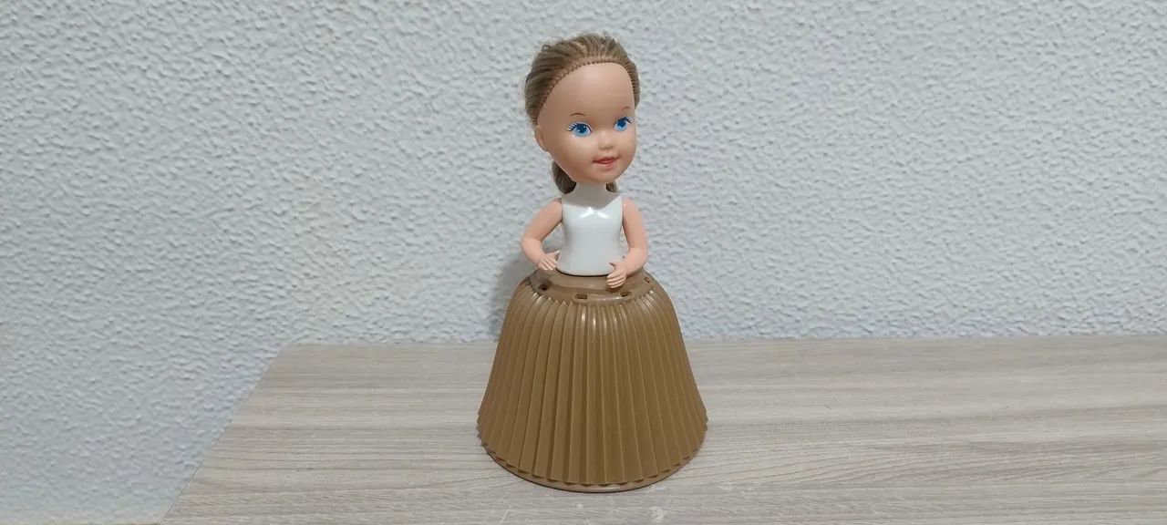Boneca cupcake - Estrela - 14cm