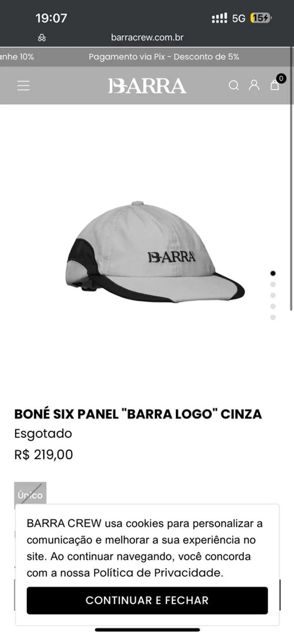 Boné da barra - Foto 4
