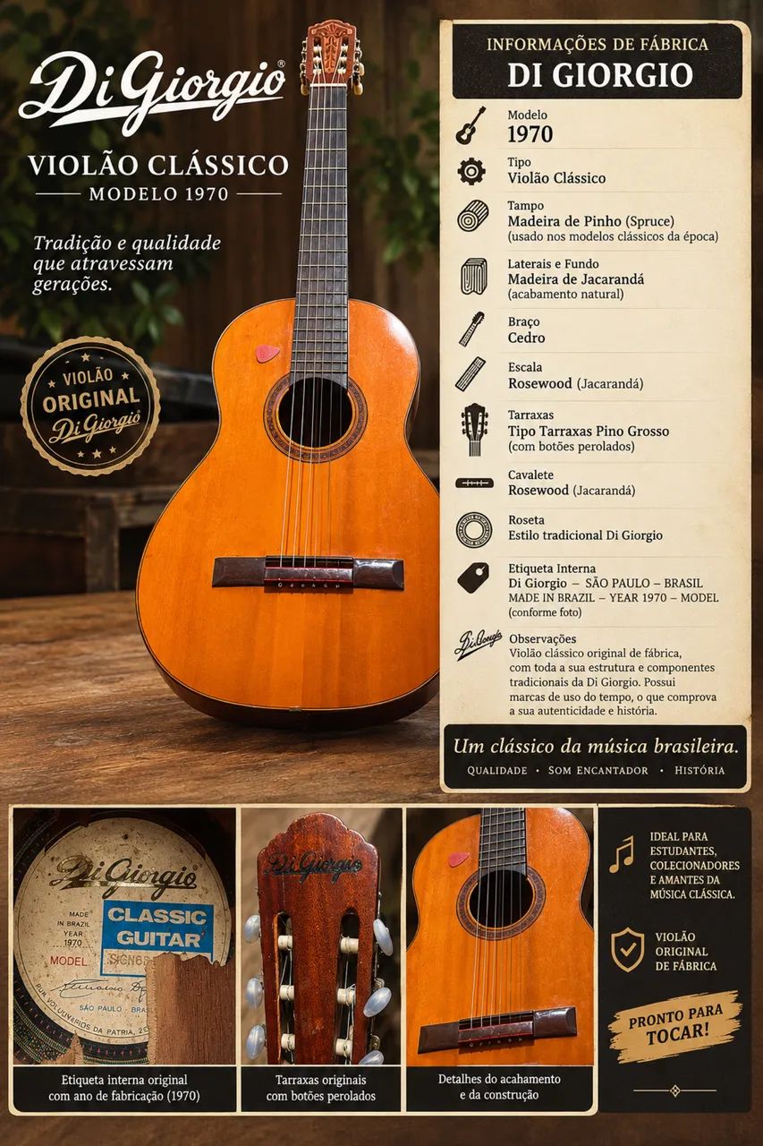 Violão Relíquia 1976