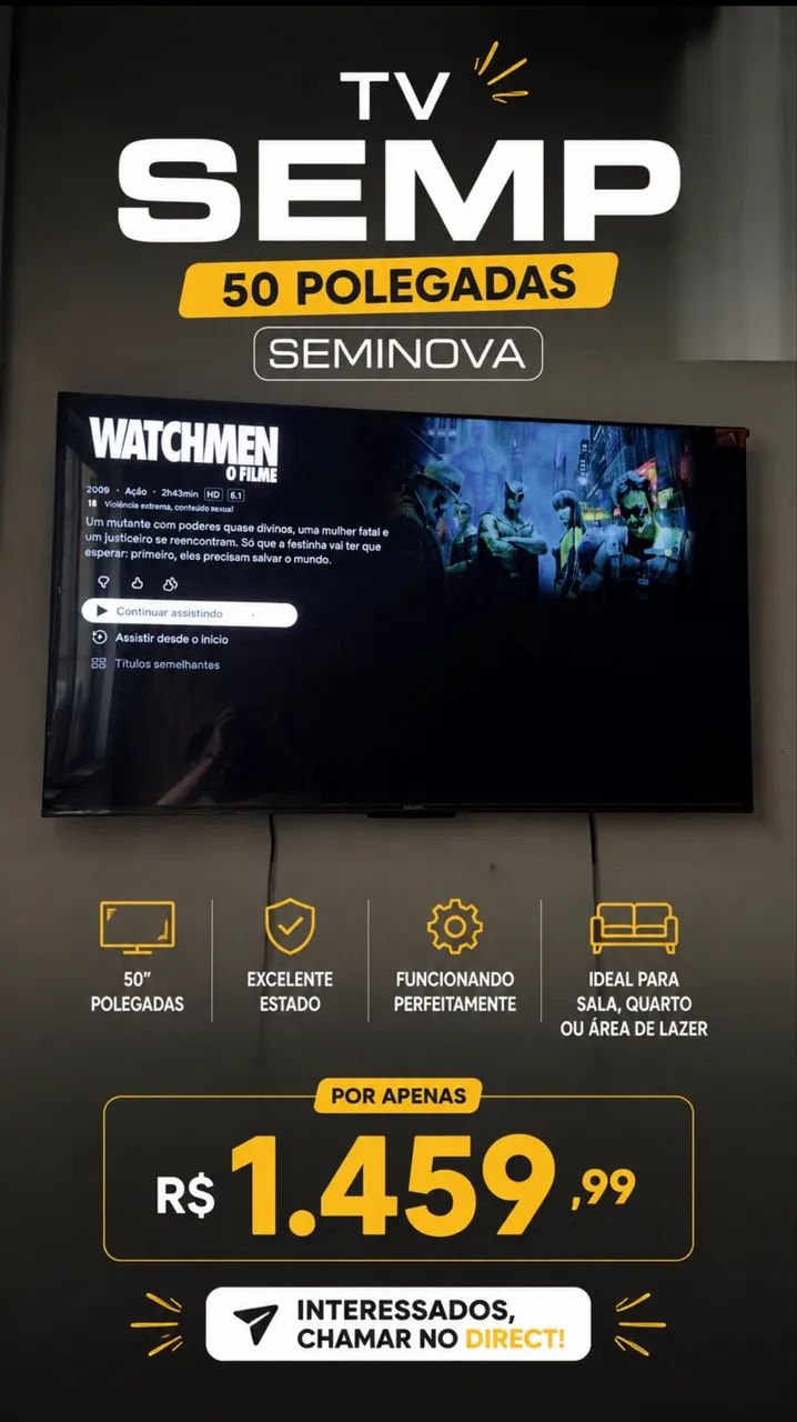 SMART TV Semp 50 polegadas  - Foto 2