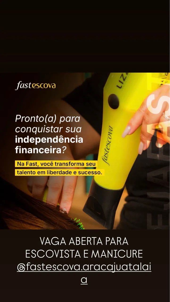 Vagas pra profissionais de beleza!