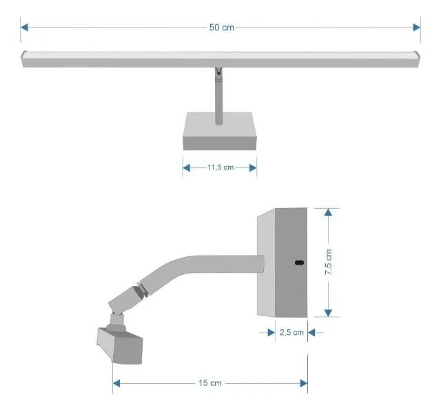 Arandela Retangular Fit - Foto 3