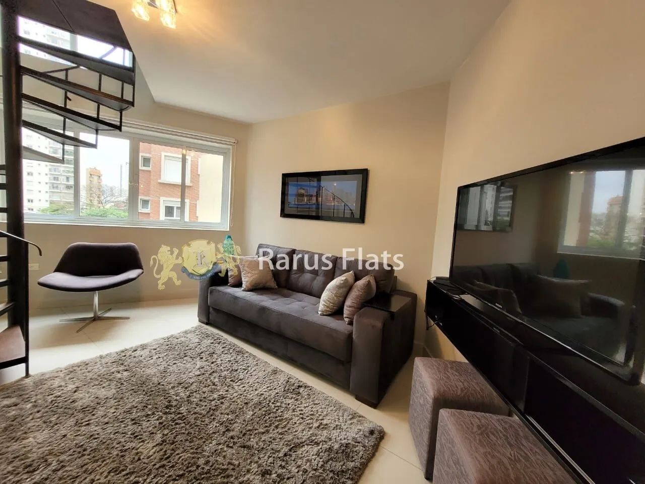 Flat com 1 Quarto para alugar, 50m² - Vila Nova Conceição
