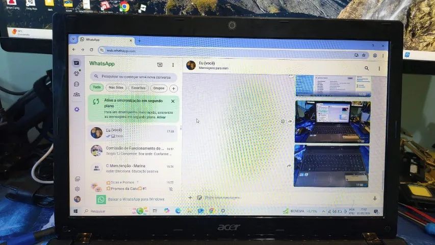 Notebook Acer Aspire 5741Z / i5 1ª Geração / SSD 1TB / Bem conservado - Foto 4