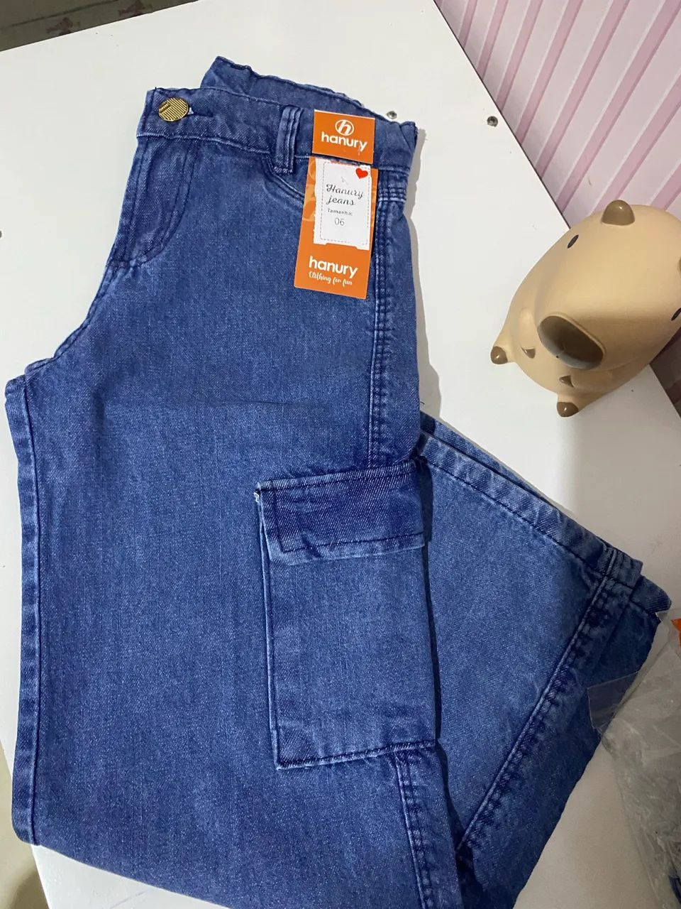 Calça Cargo Jeans INFANTIL 