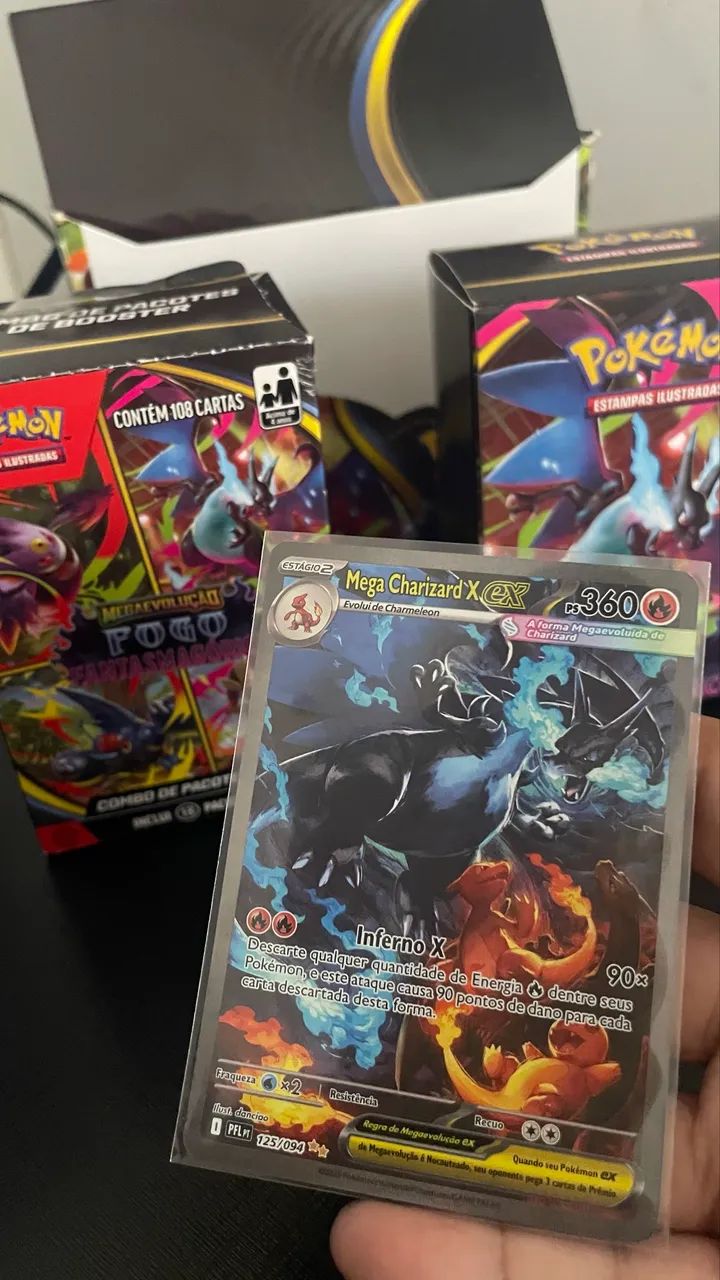 Mega Charizard X EX - Venda apenas para Fortaleza - Foto 4