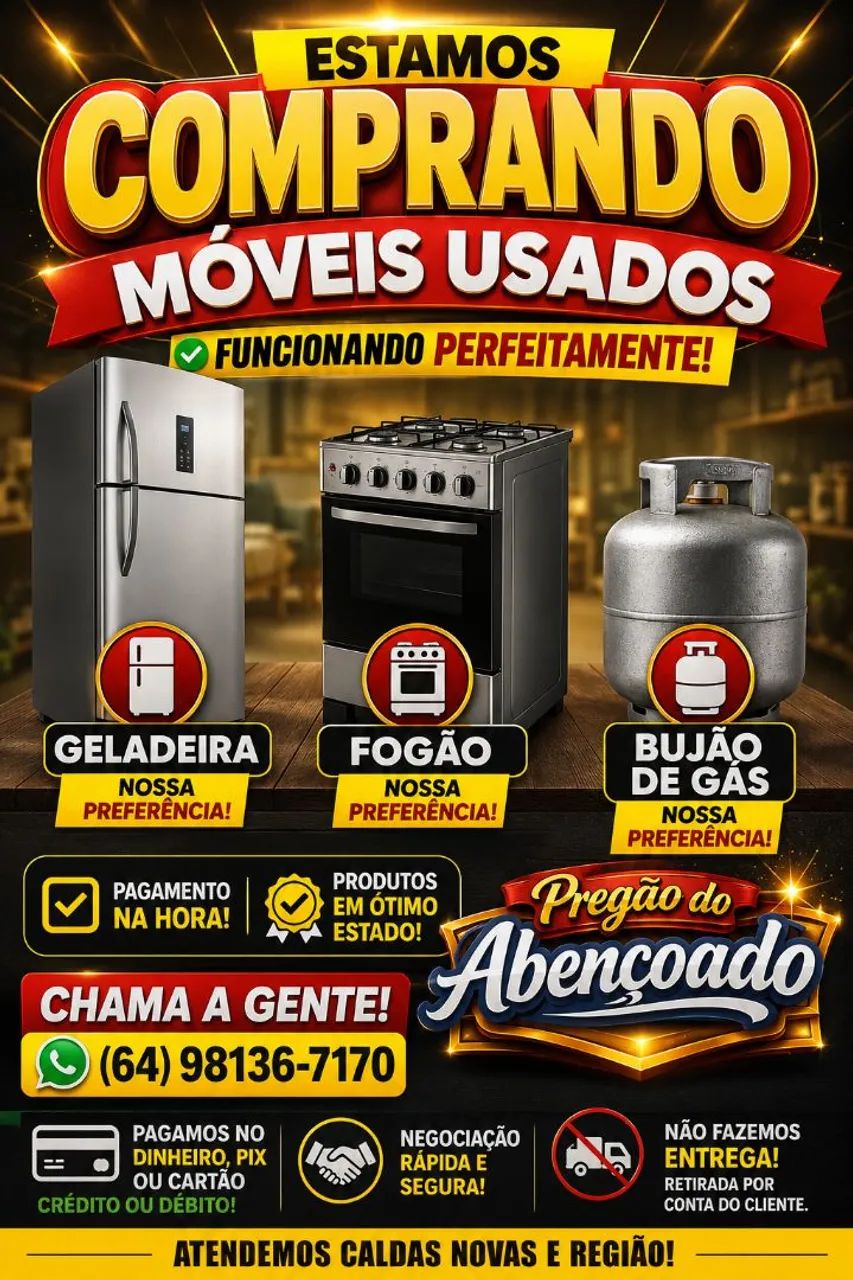 Compramo e vendemos móveis usados