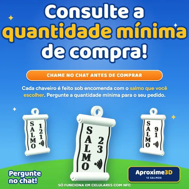 Chaveiro de Salmo - Inteligente - Foto 5