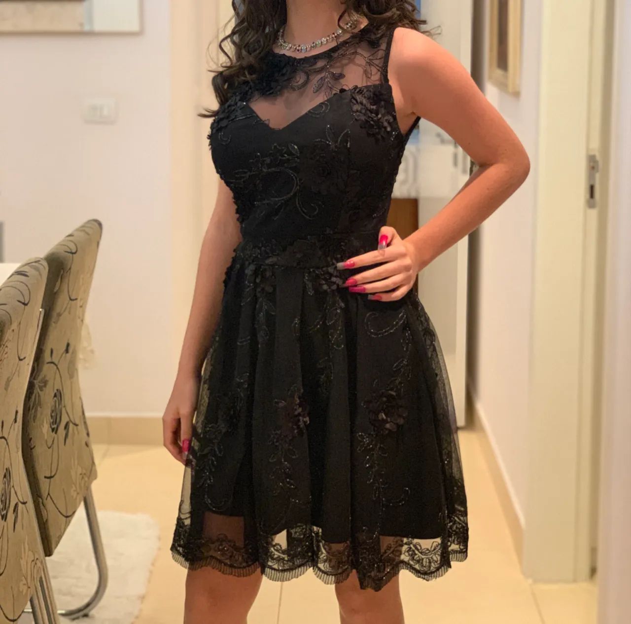 vestido de festa preto 