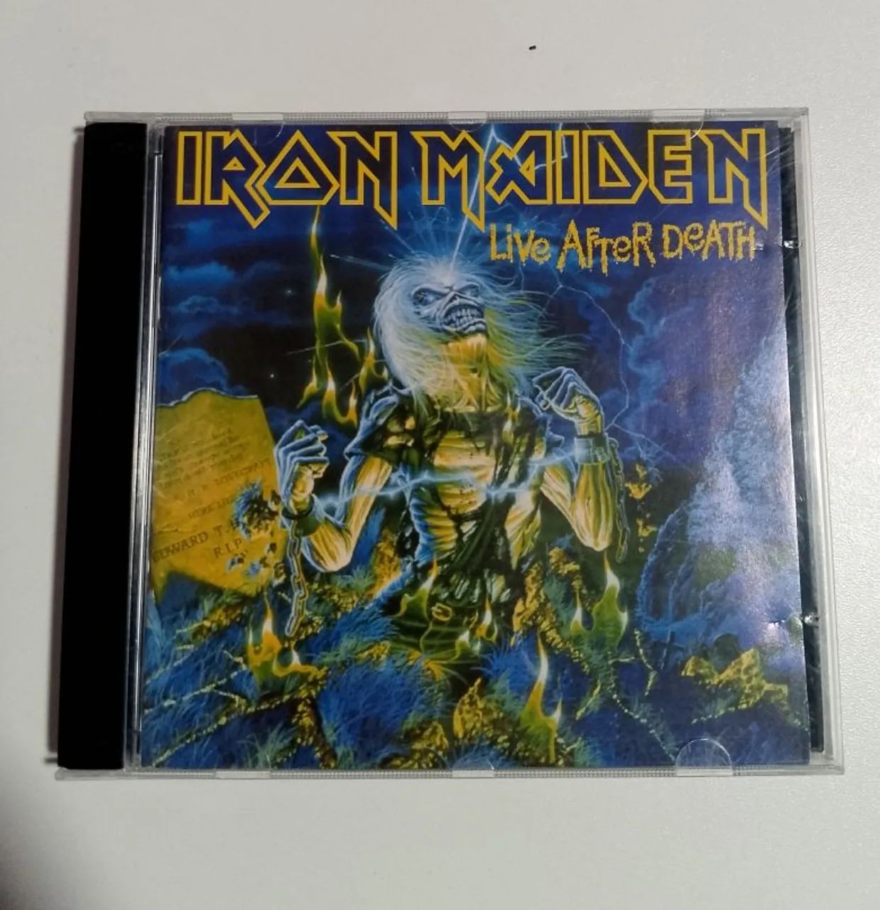 CD iron maiden duplo importado live after death