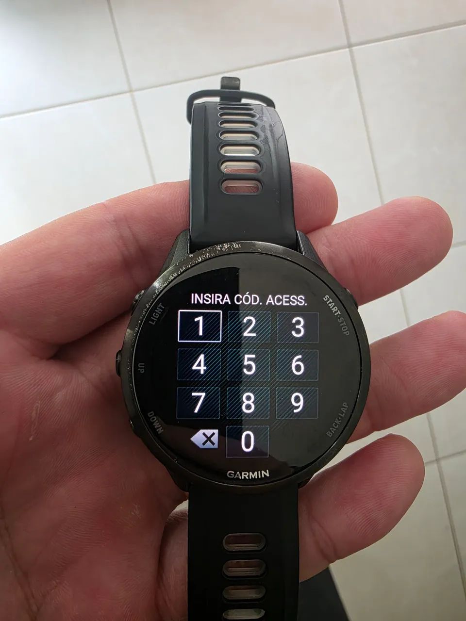 Relógio Smartwatch fererunner 970 com GPS e Lanterna - Foto 3