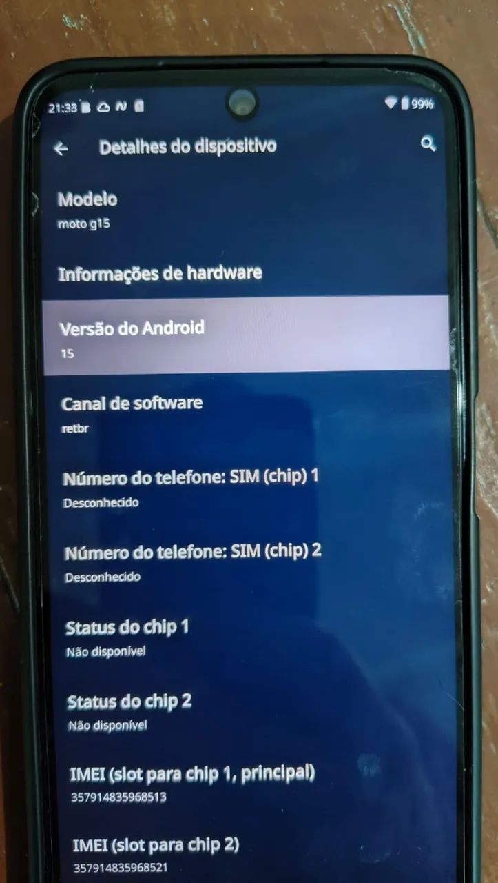 Smartphone Motorola Moto g15 256GB  - Foto 5