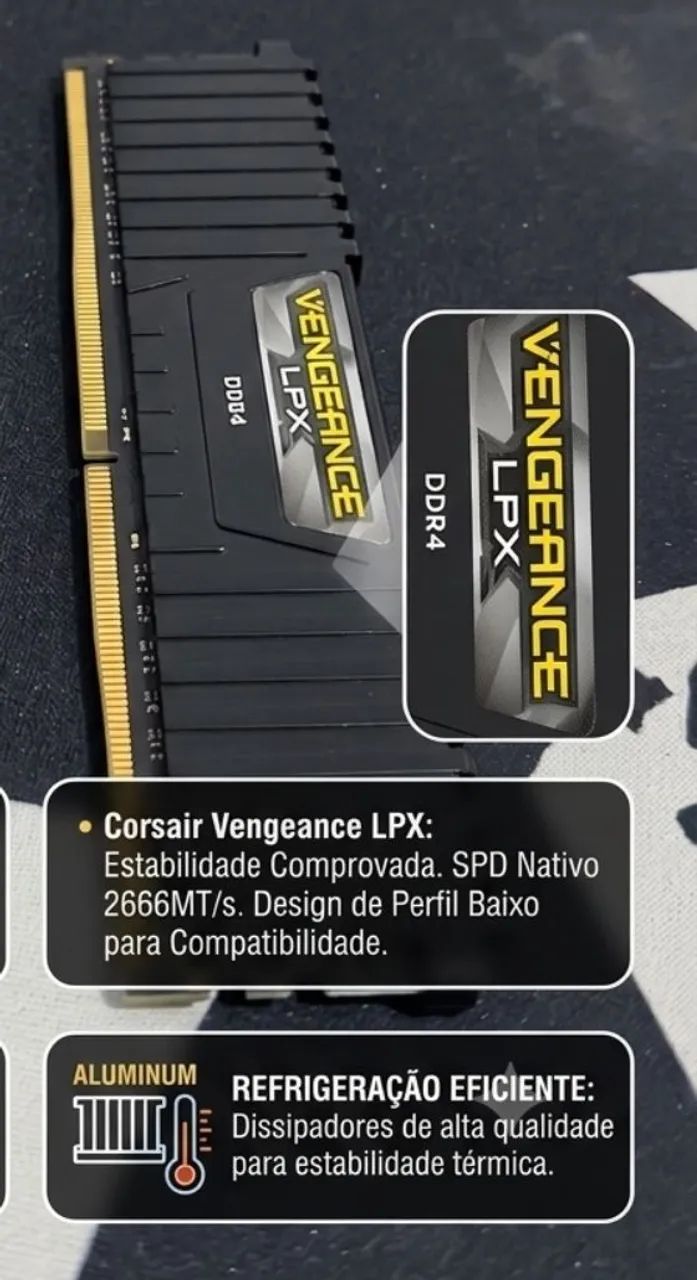 Memoria ram 8gb 2666mhz