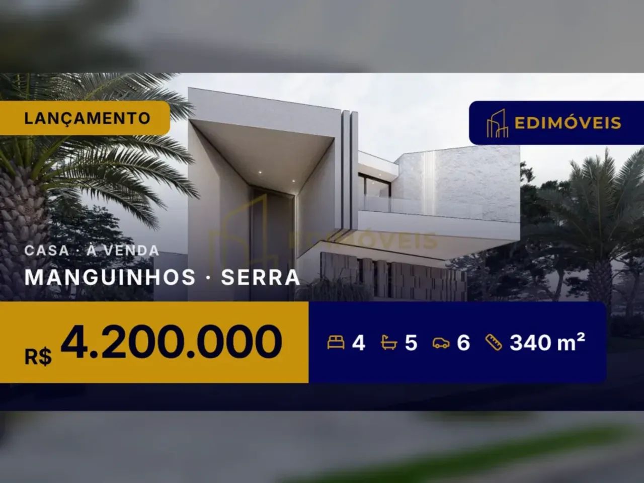Casa Triplex Exclusiva em Manguinhos com Piscina e Rooftop