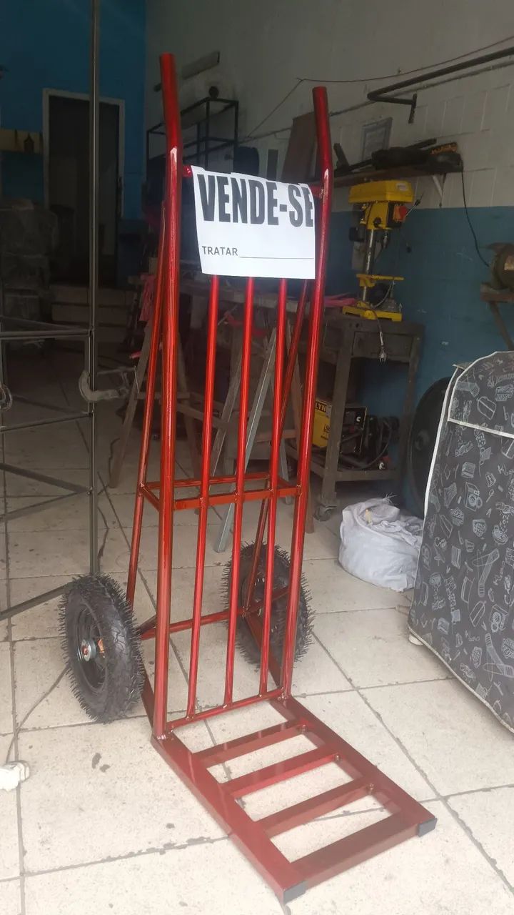 CARRINHO DE CARGA REFORÇADO - FABRICAÇÃO PRÓPRIA - Foto 2