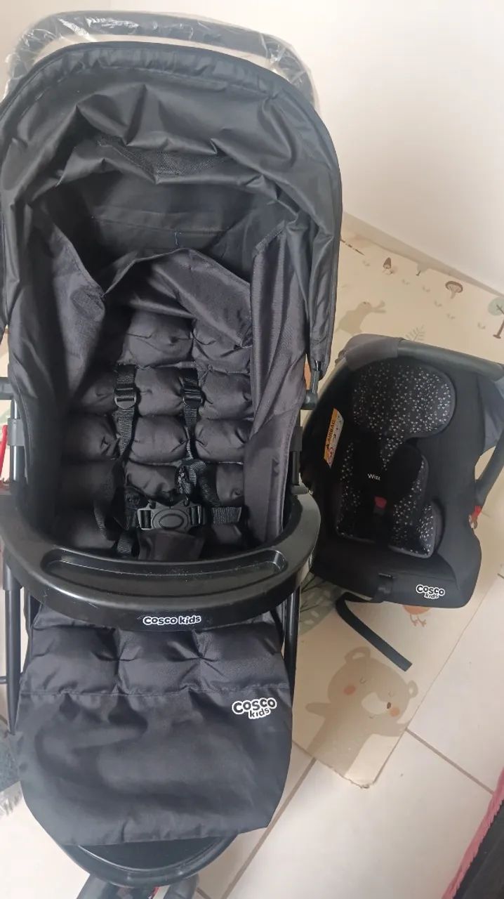 Carrinho de bebê e bebê conforto  - Foto 4