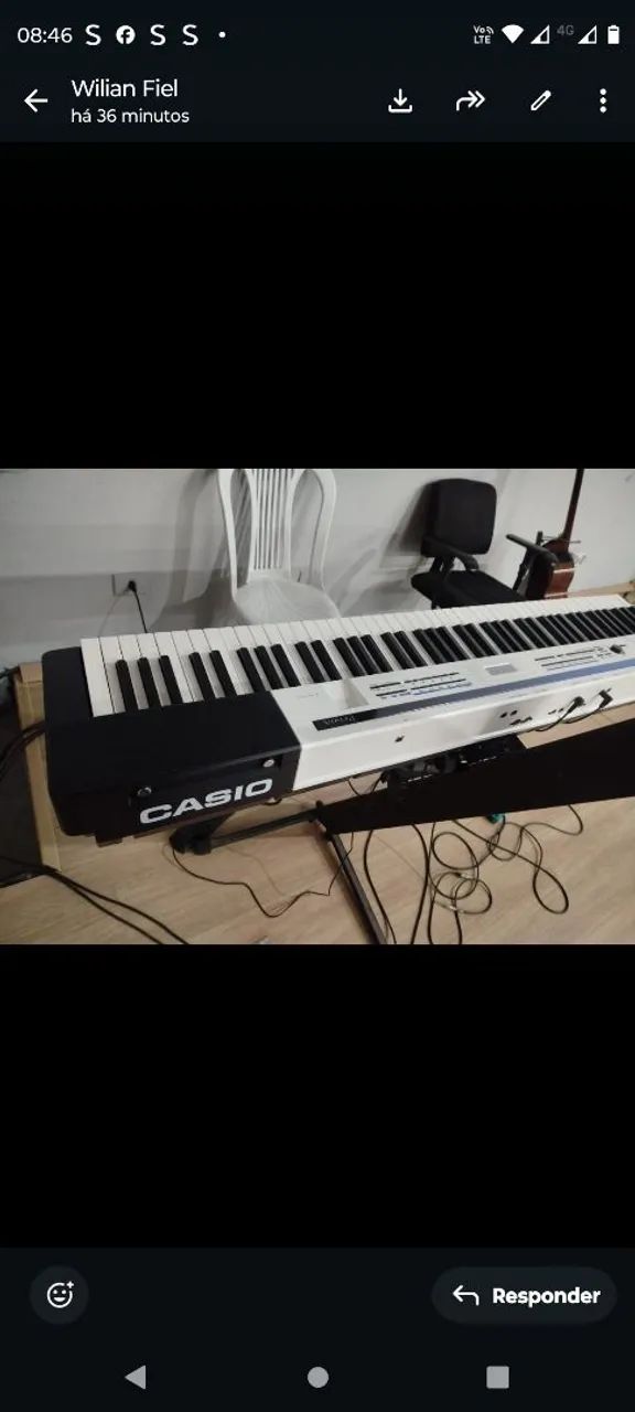 Piano digital privia px5s super conservado - Instrumentos musicais