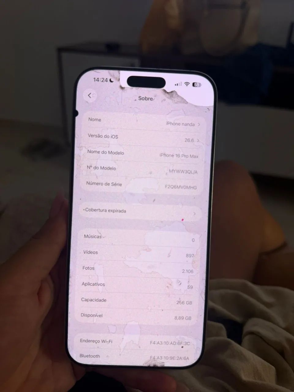 16 Pro max NOVO