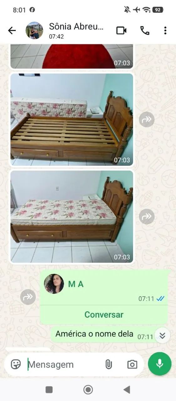 Vende se duas coma cerejeiras com os colchões  - Foto 2