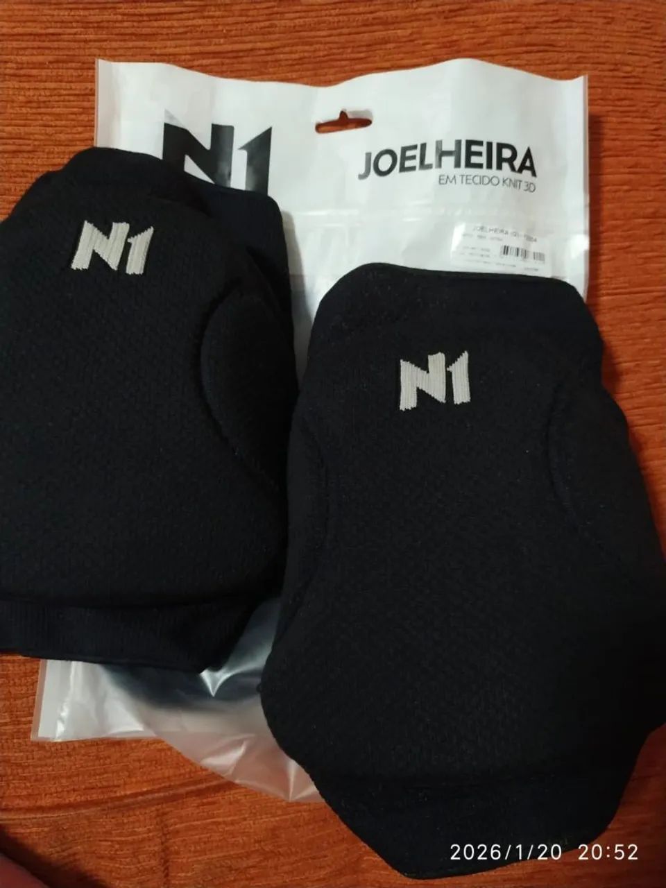 Joelheira N1Sport knit 3D tamanho G unissex nova - Foto 4