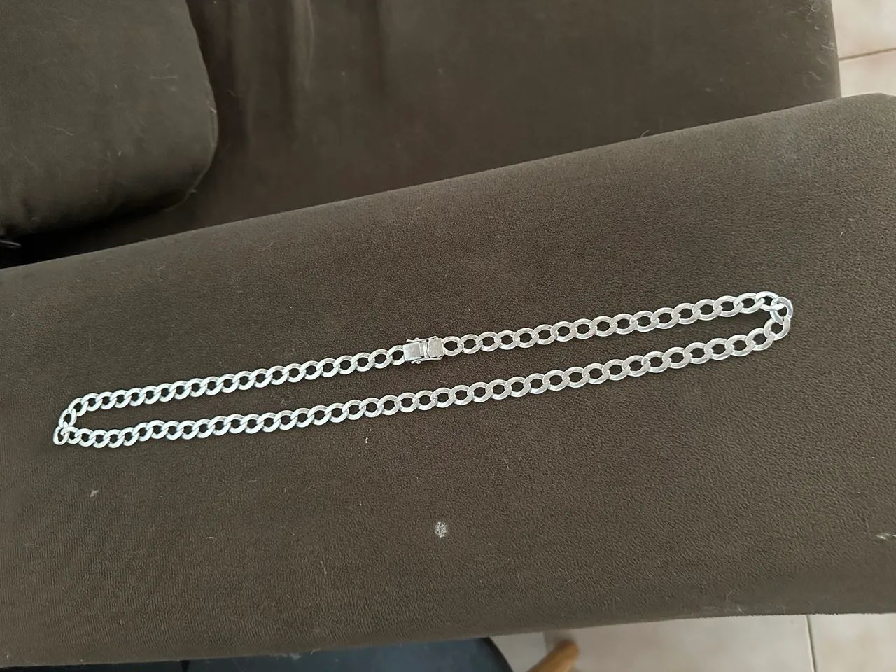 VENDO CORDÃO PRATA 925 ESCAMA - Foto 2