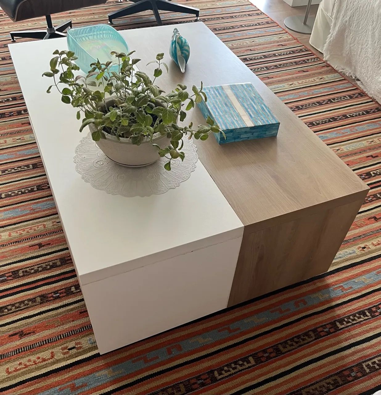 Mesa de centro marca Todeschini semi nova