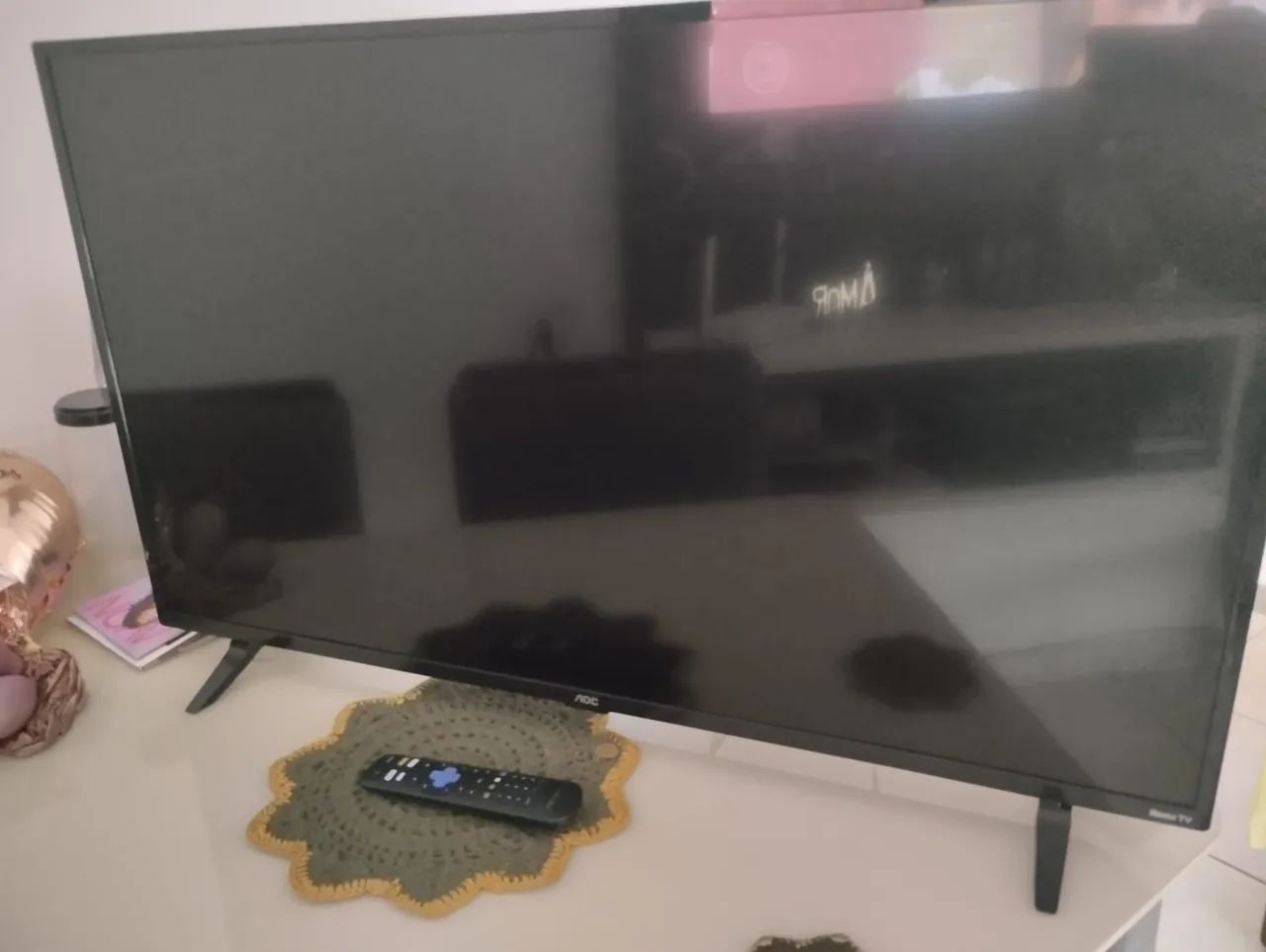 Vendo tv AOC Roku smart 43 polegadas 