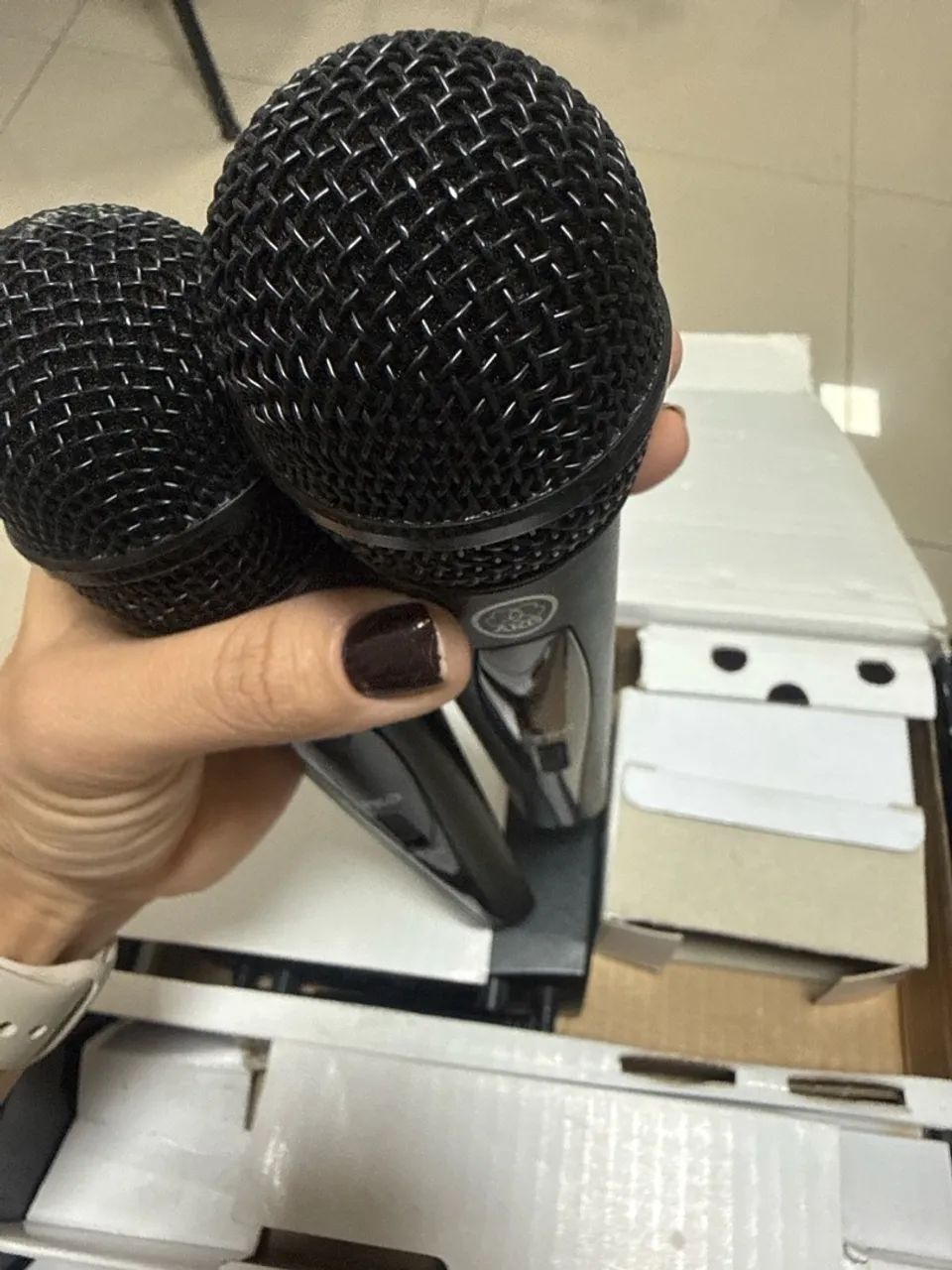 MICROFONE SEM FIO AKG WMS 40 PRO MINI 2 - DUPLO - Foto 4