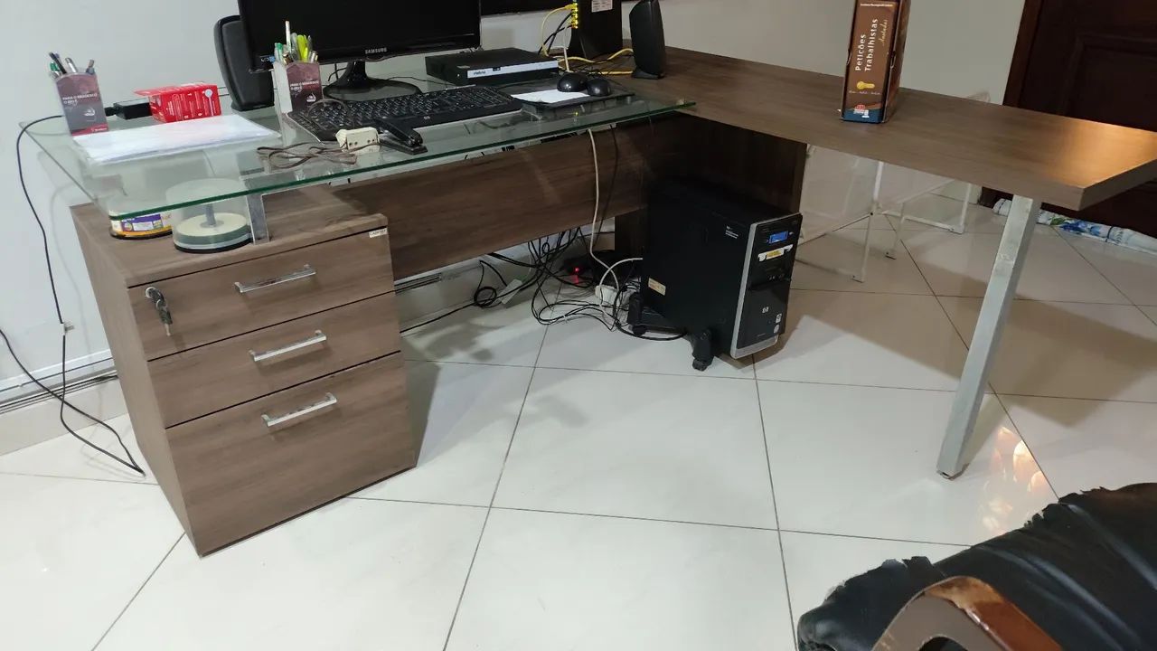 Mesa de escritório em L65192846640130122
