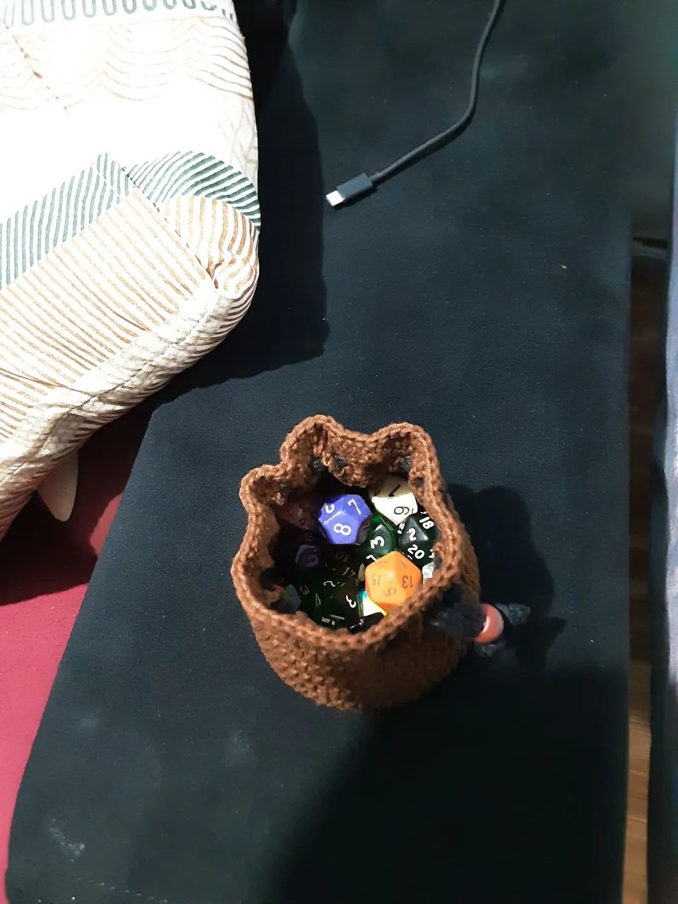Bolsa de dados de RPG  - Foto 3