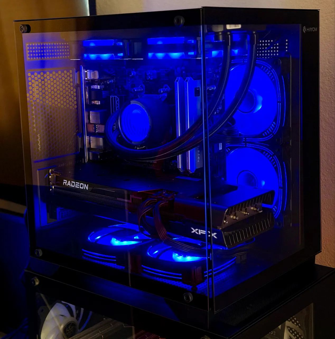 【新品】　ゲーミングPC RX7700XT RYZEN7 5700X ゲーミングPC デスクトップパソコン ブラック メッシュ AMD Radeon